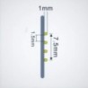 Φορτιστής Ancus Wear 4 pin - 1.5cm για Smartwatch και Smartband Λευκό