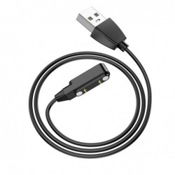 Φορτιστής Hoco για Y2 Smart watch 2 pin 5V/0.15A 0.6μ  Μαύρο