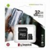 Κάρτα Μνήμης Kingston Canvas Select Plus+ MicroSDHC Class 10 με SD Αντάπτορα έως 100MB/s SDCS2/32GB