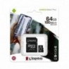 Κάρτα Μνήμης Kingston Canvas Select Plus+ MicroSDHC Class 10 με SD Αντάπτορα έως 100MB/s SDCS2/64GB