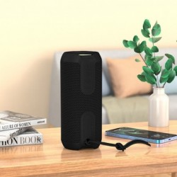 Φορητό Ηχείο Wireless Hoco BS48 Artistic sports Μαύρο IPX5 V5.1 TWS 2x5W, 1200mAh, Μικρόφωνο, FM, USB & AUX θύρα και Micro SD