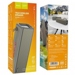 Φορητό Ηχείο Wireless Hoco HC3 BounceTWS Γκρι V5.0 2X5W, 2400mAh, IPX4, Μικρόφωνο, FM, USB & AUX θύρα, Micro SD