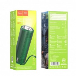 Φορητό Ηχείο Wireless Hoco HC11 Bora sports TWS Πράσινο V5.0 2X5W, FM, USB & AUX θύρα, Micro SD και Φακό