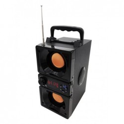 Φορητό Ηχείο Bluetooth Media-Tech Boombox Dual BT MT3167 650W PMPO,RMS 15W με Βάση για Smartphone και Ασύρματο Τηλεχειριστήριο Μ