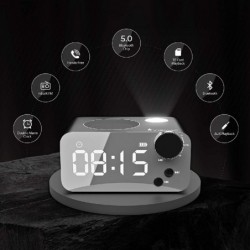 Φορητό Ηχείο Bluetooth Musky DY39 5W με Ξυπνητήρι, Ραδιόφωνο, Ανοιχτή Ακρόαση και Υποδοχή USB, AUX, Κάρτα Μνήμης