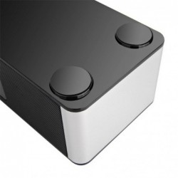 Φορητό Ηχείο Bluetooth Musky DY21L 2x4W με Ραδιόφωνο, Ξυπνητήρι, Audio-In, Ανοιχτή Ακρόαση και Υποδοχή USB