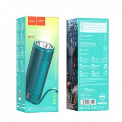 Φορητό Ηχείο Wireless Hoco HC11 Bora sports TWS Τιρκουάζ V5.0 2X5W, FM, USB & AUX θύρα, Micro SD και Φακό