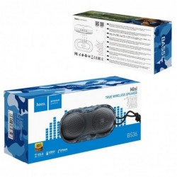 Φορητό Ηχείο Wireless Hoco BS36 Hero sports V5.0 TWS, 1200mAh, Πράσινο Παραλλαγής, FM, USB & AUX θύρα και Micro SD