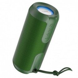 Φορητό Ηχείο Wireless Hoco BS48 Artistic sports Πράσινο IPX5 V5.1 TWS 2x5W, 1200mAh, Μικρόφωνο, FM, USB & AUX θύρα και Micro SD
