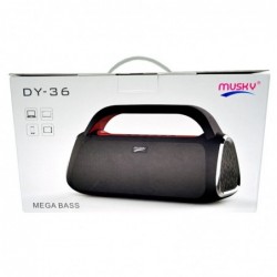 Φορητό Ηχείο Bluetooth Musky DY36 24W Bluetooth V5.0 Aux και Micro SD
