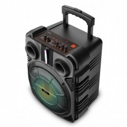 Φορητό Ηχείο Bluetooth Media-Tech Boombox Trolley BT MT3169 50W με FM, 3.5mm, Micro SD, USB, Λειτουργία Karaoke και Τηλεχειριστή
