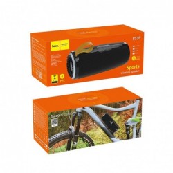 Φορητό Ηχείο Wireless Hoco BS38 Cool freedom Μαύρο V5.0 TWS 2x3W, 1200mAh, Μικρόφωνο, FM, USB & AUX θύρα και Micro SD