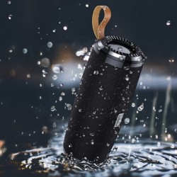Φορητό Ηχείο Wireless Hoco BS38 Cool freedom Μαύρο V5.0 TWS 2x3W, 1200mAh, Μικρόφωνο, FM, USB & AUX θύρα και Micro SD