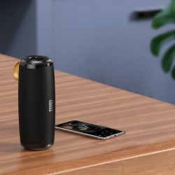 Φορητό Ηχείο Wireless Hoco BS38 Cool freedom Μαύρο V5.0 TWS 2x3W, 1200mAh, Μικρόφωνο, FM, USB & AUX θύρα και Micro SD