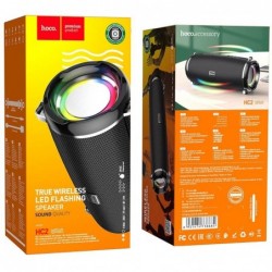 Φορητό Ηχείο Wireless Hoco HC2 Xpress TWS Μαύρο V5.0 2X5W, 2400mAh, IPX5, Μικρόφωνο, FM, USB & AUX θύρα, Micro SD και LED Φωτισμ