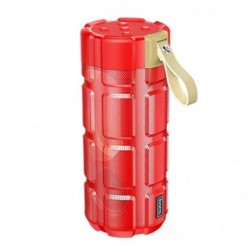 Φορητό Ηχείο Wireless Hoco HC7 Pleasant Sports Κόκκινο V5.0 TWS 2x5W, 2400mAh, Μικρόφωνο, FM, USB & AUX θύρα και Micro SD