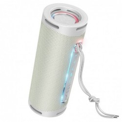 Φορητό Ηχείο Wireless Hoco HC9 Dazzling Γκρι TWS Μαύρο V5.0 2X5W, FM, USB & AUX θύρα, Micro SD