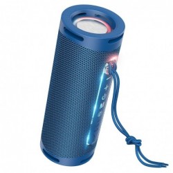 Φορητό Ηχείο Wireless Hoco HC9 Dazzling Pulse TWS Μπλέ V5.0 2X5W, FM, USB & AUX θύρα, Micro SD