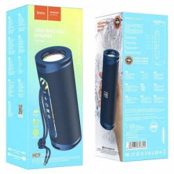Φορητό Ηχείο Wireless Hoco HC9 Dazzling Pulse TWS Μπλέ V5.0 2X5W, FM, USB & AUX θύρα, Micro SD