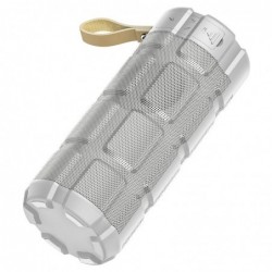 Φορητό Ηχείο Wireless Hoco HC7 Pleasant Sports Γκρι V5.0 TWS 2x5W, 2400mAh, Μικρόφωνο, FM, USB & AUX θύρα και Micro SD