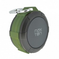 Φορητό Ηχείο Εξωτερικού Χώρου Bluetooth Maxton Telica MX51 3W IP5 Πράσινο με Ανοιχτή Ακρόαση, Audio-in, MicroSD