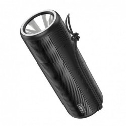Φορητό Ηχείο Wireless Hoco HC11 Bora sports TWS Μαύρο V5.0 2X5W, FM, USB & AUX θύρα, Micro SD και Φακό