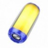 Φορητό Ηχείο Wireless Hoco HC8 Pulsating Μπλέ V5.0 TWS 10W, 1800mAh, Μικρόφωνο, FM, USB & AUX 360° LED Φωτισμό