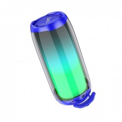 Φορητό Ηχείο Wireless Hoco HC8 Pulsating Μπλέ V5.0 TWS 10W, 1800mAh, Μικρόφωνο, FM, USB & AUX 360° LED Φωτισμό