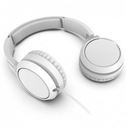 Ακουστικά Stereo Philips On-Ear Stereo 3.5mm TAH4105WT/00 Λευκό με Μικρόφωνο, Πλήκτρο Απάντησης