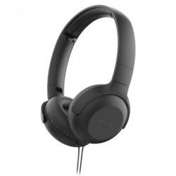 Ακουστικά Stereo Philips On-Ear HS TAUH201BK/00 3.5 mm Μαύρο με Μικρόφωνο για Κινητά Τηλέφωνα και Συσκευές Ήχου