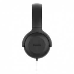 Ακουστικά Stereo Philips On-Ear HS TAUH201BK/00 3.5 mm Μαύρο με Μικρόφωνο για Κινητά Τηλέφωνα και Συσκευές Ήχου