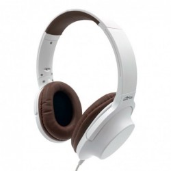 Ακουστικά Stereo Media-Tech MT3604 Delhpini 3.5mm Λευκά με Μικρόφωνο και Πλήκτρο Ελέγχου