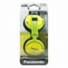 Ακουστικά DJ Panasonic RP-DJS200-Y 3.5mm με Σπαστό Βραχίονα 28mm 24 Ohm, 105db  Κίτρινο 1,2m