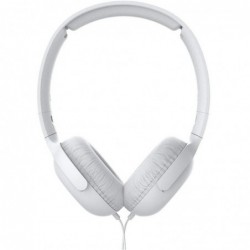 Ακουστικά Stereo Philips On-Ear HS TAUH201WT/00 3.5 mm Λευκό με Μικρόφωνο για Κινητά Τηλέφωνακαι Συσκευές Ήχου