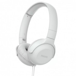 Ακουστικά Stereo Philips On-Ear HS TAUH201WT/00 3.5 mm Λευκό με Μικρόφωνο για Κινητά Τηλέφωνακαι Συσκευές Ήχου