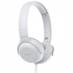 Ακουστικά Stereo Philips On-Ear HS TAUH201WT/00 3.5 mm Λευκό με Μικρόφωνο για Κινητά Τηλέφωνακαι Συσκευές Ήχου