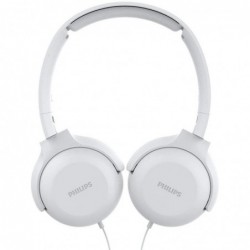 Ακουστικά Stereo Philips On-Ear HS TAUH201WT/00 3.5 mm Λευκό με Μικρόφωνο για Κινητά Τηλέφωνακαι Συσκευές Ήχου