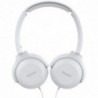 Ακουστικά Stereo Philips On-Ear HS TAUH201WT/00 3.5 mm Λευκό με Μικρόφωνο για Κινητά Τηλέφωνακαι Συσκευές Ήχου