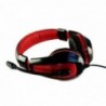 Ακουστικά Stereo Media-Tech MT3574 NEMESIS USB με Μικρόφωνο και Ενσωματωμένο Χειριστήριο με Πλήκτρα Ελέγχου Μαύρα-Κόκκινα