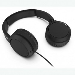 Ακουστικά Stereo Philips On-Ear Stereo 3.5mm TAH4105BK/00 Μαύρο με Μικρόφωνο, Πλήκτρο Απάντησης
