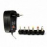 Μετασχηματιστής - Φορτιστής Media-Tech MT6267 V2 Universal 1000mA με 6 Τύπους Βύσματος και Έξοδο USB 2A Μαύρος για Tablet & Άλλε