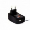 Μετασχηματιστής - Φορτιστής Media-Tech MT6267 V2 Universal 1000mA με 6 Τύπους Βύσματος και Έξοδο USB 2A Μαύρος για Tablet & Άλλε