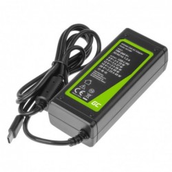 Τροφοδοτικό Laptop, Tablet, Κινητού Green Cell AD128P 45W USB-C 5V-3A, 9V-3A, 12V-3A, 15V-3A, 20V-2.25A  Καλώδιο 1.2m