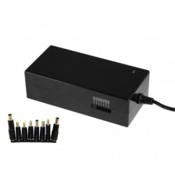 Μετασχηματιστής - Φορτιστής Media-Tech MT6269 Universal 3,75A, 80W με 8 Τύπους Βύσματος Μαύρος για Tablet & Άλλες Συσκευές