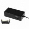 Μετασχηματιστής - Φορτιστής Media-Tech MT6269 Universal 3,75A, 80W με 8 Τύπους Βύσματος Μαύρος για Tablet & Άλλες Συσκευές