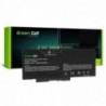 Μπαταρία Green Cell DE128 93FTF GJKNX για Dell Latitude 5280 5290 5480 5490 5491 5495 5580 5590 5591 Precision 3520 3530 7.6V 89