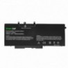Μπαταρία Green Cell DE128 93FTF GJKNX για Dell Latitude 5280 5290 5480 5490 5491 5495 5580 5590 5591 Precision 3520 3530 7.6V 89
