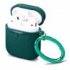 Θήκη Σιλικόνης Spigen Urban Fit Apple AirPods με Γάντζο Πράσινο