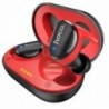 Wireless Hands Free Hoco ES41 Clear TWS V5.0 Εναλλαγή Master/Slave 480mAh 5h Ομιλία - Αναπαραγωγή Μαύρο