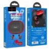 Wireless Hands Free Hoco ES41 Clear TWS V5.0 Εναλλαγή Master/Slave 480mAh 5h Ομιλία - Αναπαραγωγή Μαύρο
